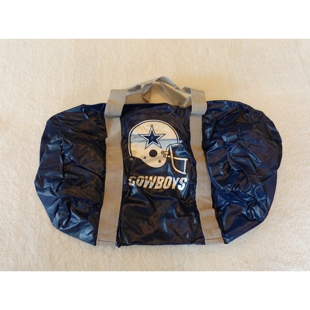 ORIGINAL 1986‎ NFL Dallas Cowboys Winston Cigarette Promo Schedule + Duffle Bag